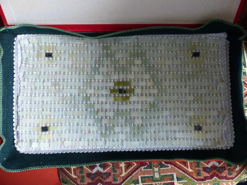 Vintage jade kissen aus china - kissen,