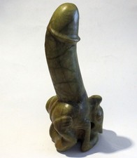 Ältere große Skulptur Figur