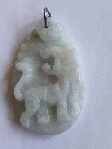 Natürlicher jade anhänger - jade,