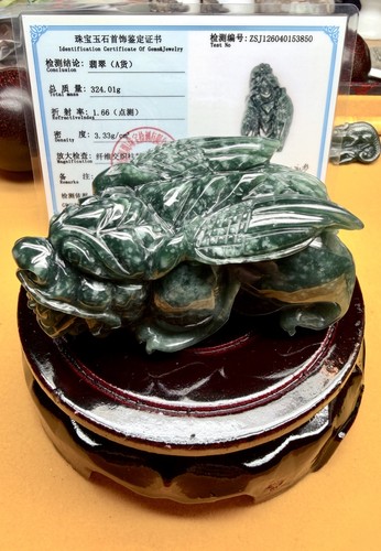 Jade skulptur burma - skulptur,