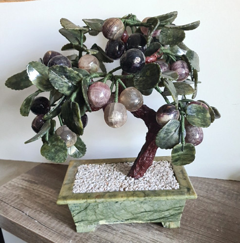 Großer vintage jade edelstein - großer,