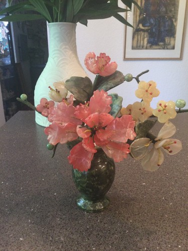 Jadevase edelsteinvase blumen - jadevase,
