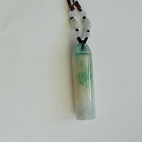 Feine jadeit amulett zylinder - jadeit,