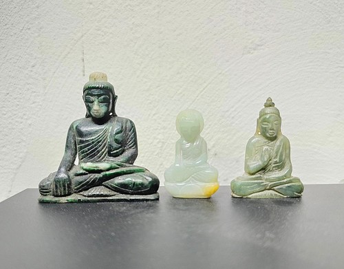 Buddha aus jade jadeit - -, /