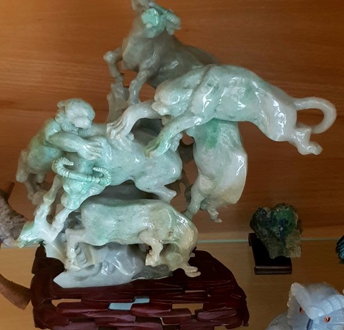 Jade skulptur - jade,